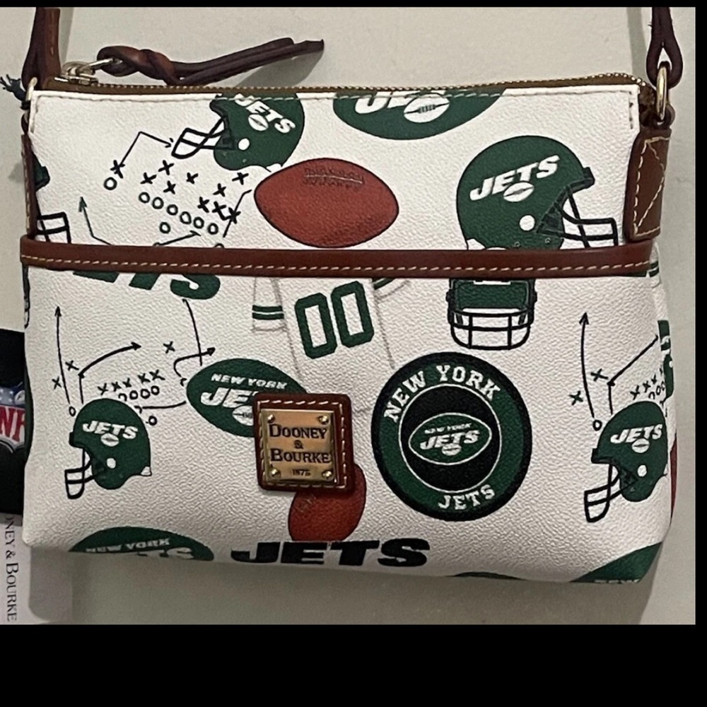 Dooney & Bourke Jets Football Crossbody Bag